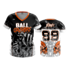 3418 FD Womens V-Neck BALL-CRUSHERS-2