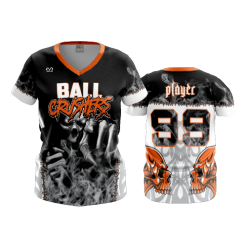 3418 FD Womens V-Neck BALL-CRUSHERS-2