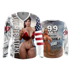 1727 FD Womens V-Neck Longsleeve SLUMPBUSTERS-2