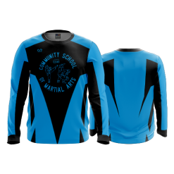 3340 FD Long Sleeve MENS COMMUNITY-OF-MARTIAL-ARTS-BLUE