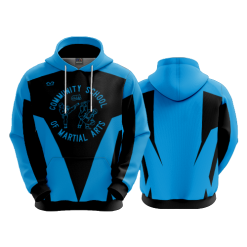 3340 FD Hoody COMMUNITY-OF-MARTIAL-ARTS-BLUE