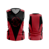 3340 FD Womens V-Neck Sleeveless COMMUNITY-OF-MARTIAL-ARTS-RED