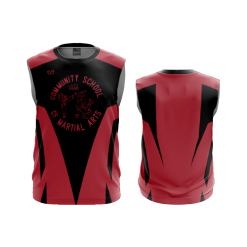 3340 FD Sport Sleeveless MENS COMMUNITY-OF-MARTIAL-ARTS-RED