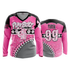 3424 FD Womens V-Neck Longsleeve PLAYBOYZ-1