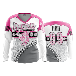 3424 FD Womens V-Neck Longsleeve PLAYBOYZ-2