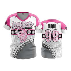 3424 FD Womens V-Neck PLAYBOYZ-2