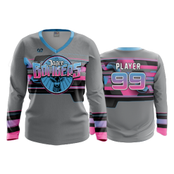 3351 FD Womens V-Neck Longsleeve JAGER-BOMBERS-1