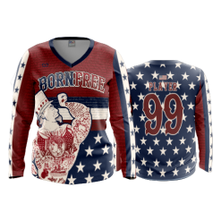 3378 FD Womens V-Neck Longsleeve BORN-FREE-2
