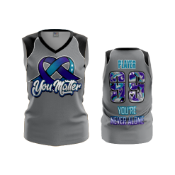 2964 FD Womens V-Neck Sleeveless BMF-SUICIDE-AWARENESS-2