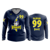3422 FD Womens V-Neck Longsleeve BANANAS-1