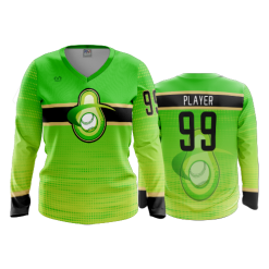 3425 FD Womens V-Neck Longsleeve RAGING-AVACADOS-1