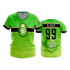 3425 FD Womens V-Neck RAGING-AVACADOS-1