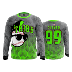 3419 FD Long Sleeve MENS TRIBE-2022-5-FLO INK + $5