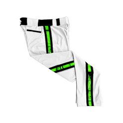 3419 CL WHITE CUSTOM BRAID MENS PANT KEWASKUM-NO-SPONSOR-2-FLO INK + $5