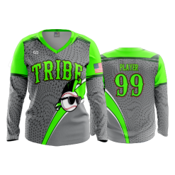 3419 FD Womens V-Neck Longsleeve KEWASKUM-NO-SPONSOR-3-FLO INK + $5