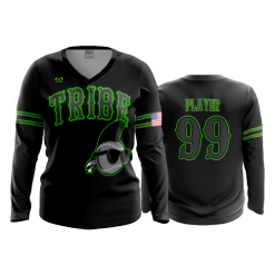 3419 FD Womens V-Neck Longsleeve KEWASKUM-NO-SPONSOR-4-FLO INK + $5