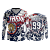3429 FD Womens V-Neck Longsleeve IBEW-683-1