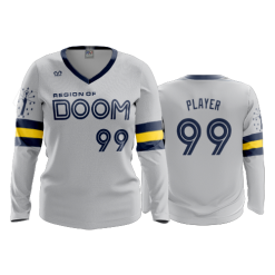 3427 FD Womens V-Neck Longsleeve REGION-OF-DOOM-2