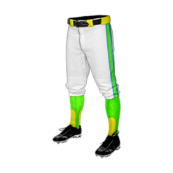 1986 CL KNICKERS CUSTOM BRAIDED BALL PANT DGP&E-2022-SET-2-2-FLO INK + $5