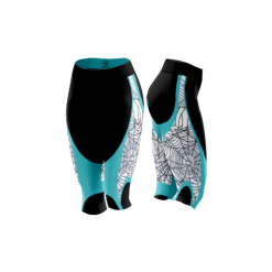 2898 FD Capri Leggings SPIDERDRAFT-BRIGHTTEAL-BLACK-1