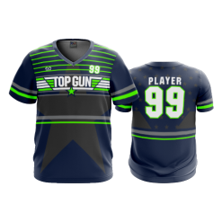 2898 FD Sport V-Neck MENS TOP-GUN-FLO-GREEN-1-FLO INK + $5