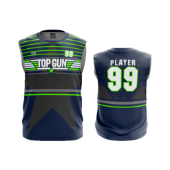 2898 FD Sport Sleeveless MENS TOP-GUN-FLO-GREEN-1-FLO INK + $5