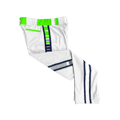 2898 CL WHITE CUSTOM BRAID MENS PANT TOP-GUN-FLO-GREEN-2-FLO INK + $5