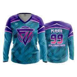 3432 FD Womens V-Neck Longsleeve FU-1