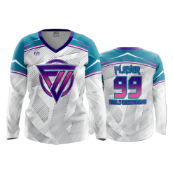 3432 FD Womens V-Neck Longsleeve FU-2