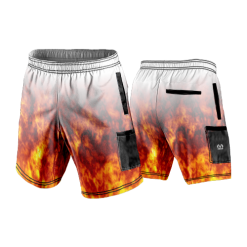 3251 LIGHTWEIGHT MICROFIBER 160gsm SHORT TEXAS-FIREBALLS-ADDONS