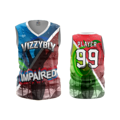 974 FD Womens V-Neck Sleeveless VIZZBLY-IMPAIRED-2