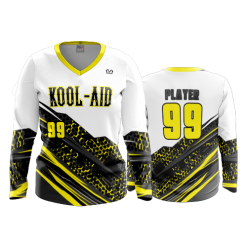 3440 FD Womens V-Neck Longsleeve KOOL-AID-2-FLO INK + $5