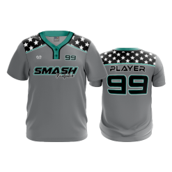 3301 FD MENS 2 BUTTON SCOOP NECK CL SMASH-FASTPITCH-2022-2