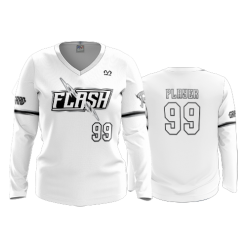3295 FD Womens V-Neck Longsleeve FLASH-FASTPITCH-2022-1