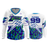 3442 FD Womens V-Neck Longsleeve LIL-ZAPS-2