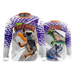 2838 FD Long Sleeve MENS TEAM-CATTLESHARK-2-FLO INK + $5
