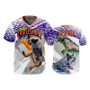 2838 FD Sport V-Neck MENS TEAM-CATTLESHARK-2-FLO INK + $5