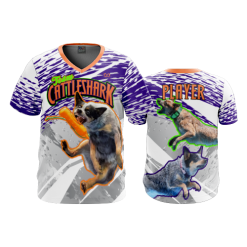 2838 FD Sport V-Neck MENS TEAM-CATTLESHARK-2-FLO INK + $5