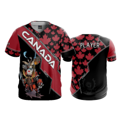 310 FD ProTek Mens Full Button Down - CL TEAM-CANADA-1