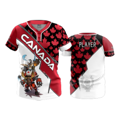 310 FD WOMENS 2 BUTTON SCOOP NECK CL TEAM-CANADA-2