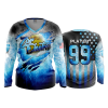 3456 FD Womens V-Neck Longsleeve ZAR-ELECTRIC-1