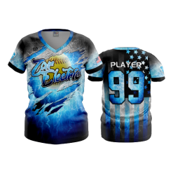 3456 FD Womens V-Neck ZAR-ELECTRIC-1