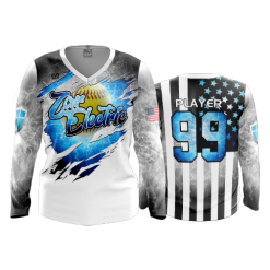 3456 FD Womens V-Neck Longsleeve ZAR-ELECTRIC-2