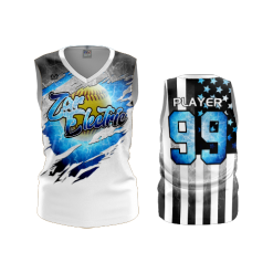 3456 FD Womens V-Neck Sleeveless ZAR-ELECTRIC-2