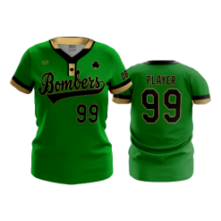 3461 FD WOMENS 2 BUTTON SCOOP NECK CL DUBLIN-BASEBALL-CLUB-BOMBERS-1