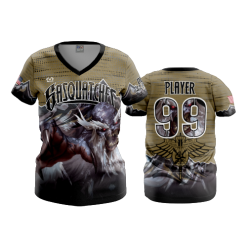 869 FD Womens V-Neck SASQUATCHES-1