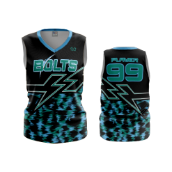 3451 FD Womens V-Neck Sleeveless POP-SLO-BOLTS