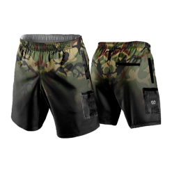 3454 LIGHTWEIGHT MICROFIBER 160gsm SHORT POP-SLO-CAMOCREW