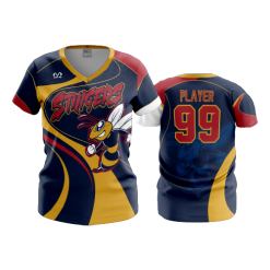 3449 FD Womens V-Neck POP-SLO-STINGERS