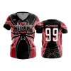 3448 FD Womens V-Neck POPSLO-BLACK-WIDOWS